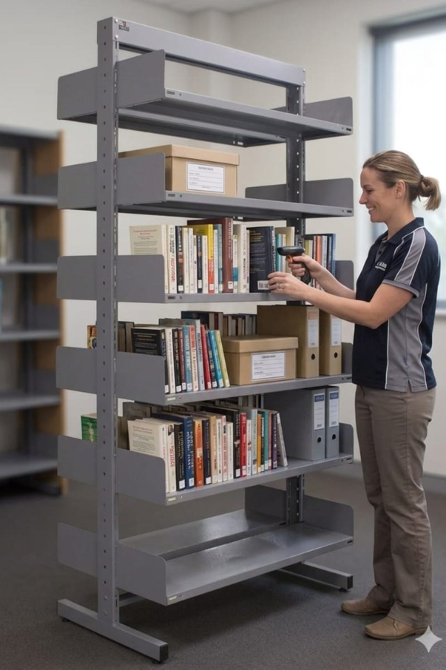 ESTANTE BIBLIOTECA DUPLA