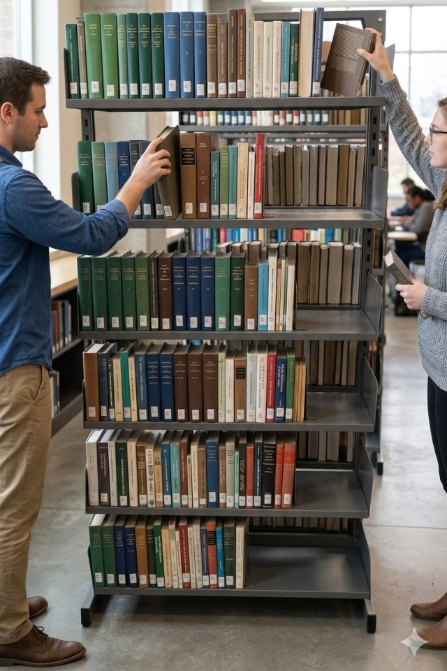 ESTANTE BIBLIOTECA DUPLA