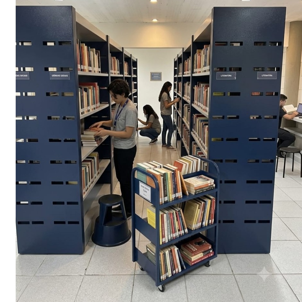 ESTANTE BIBLIOTECA DUPLA